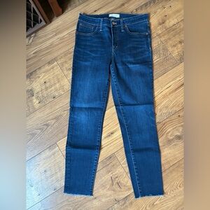 Madewell High-Rise Skinny Fit, Indigo Wash- Size 29